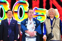 左から西川きよし、桂文珍、辻本茂雄。