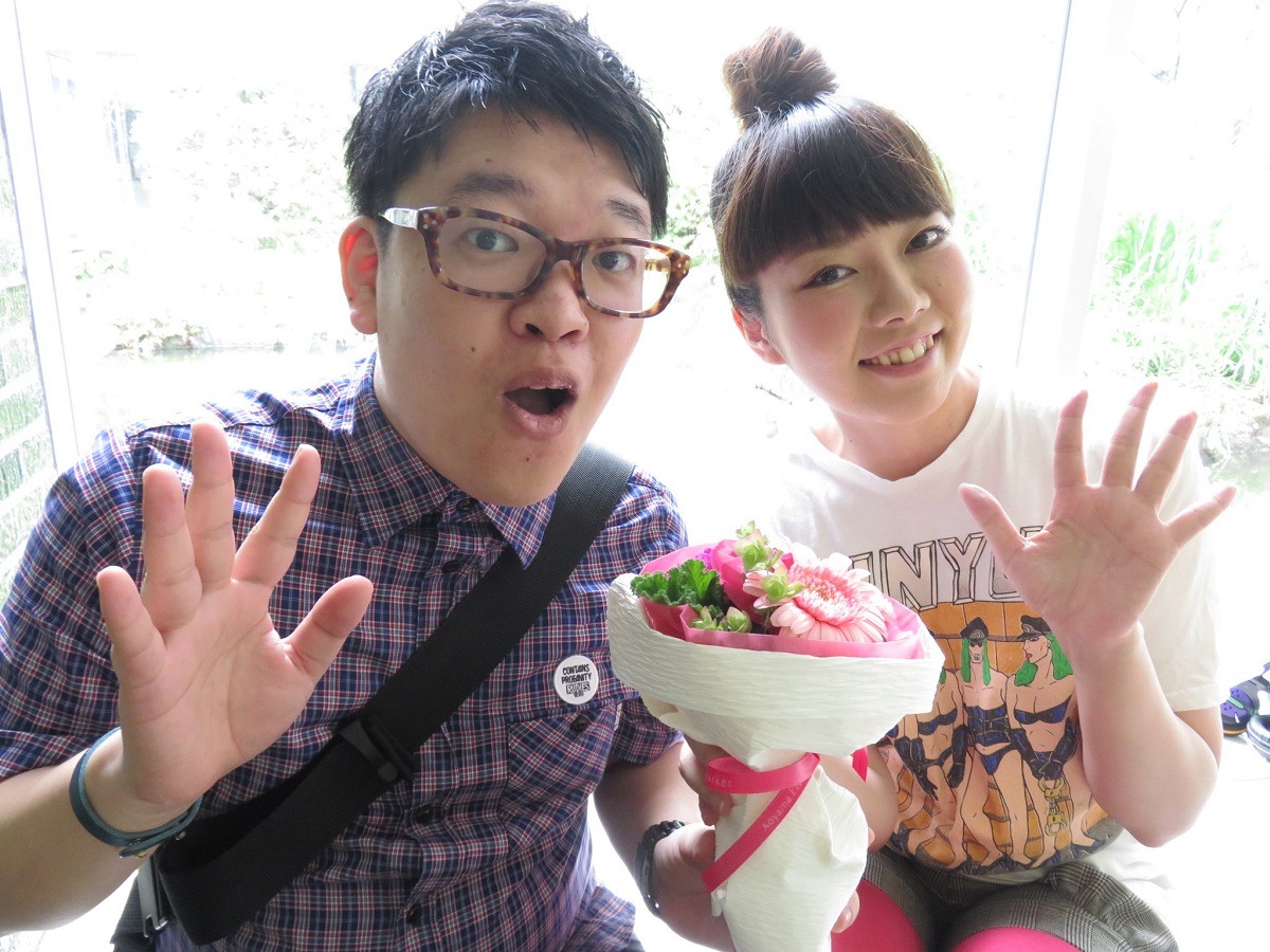 夫婦のじかんを結成した（左から）山西、大貫さん。