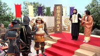 コント「戦国流行語大賞」のワンシーン。