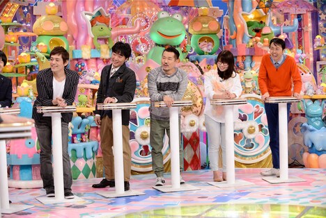 「立ちトーーク」の出演芸人たち。(c)テレビ朝日