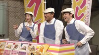 4月8日放送のコント「歌うクレープ屋」のワンシーン。(c)NHK