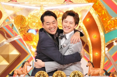 （左から）バナナマン設楽、ウエンツ瑛士。(c)TBS