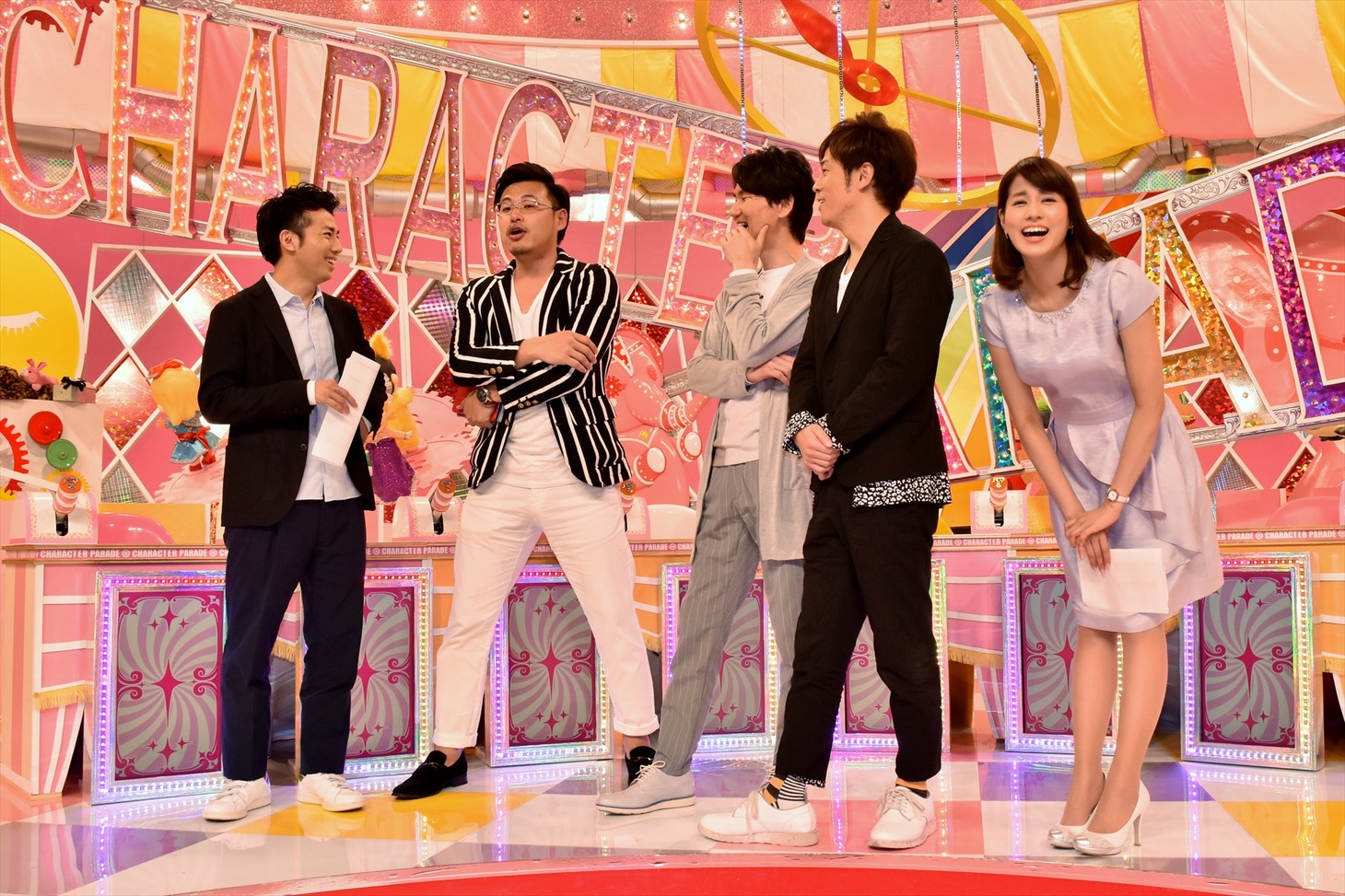 取材会のワンシーン。