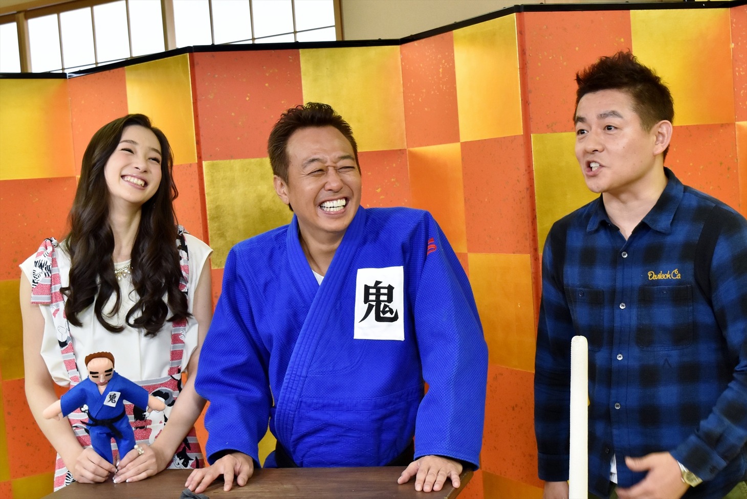 取材会のワンシーン。