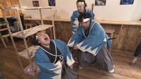 「真の『やりすぎ』を大捜索！ 必殺！上島新撰組」のワンシーン。(c)FBS