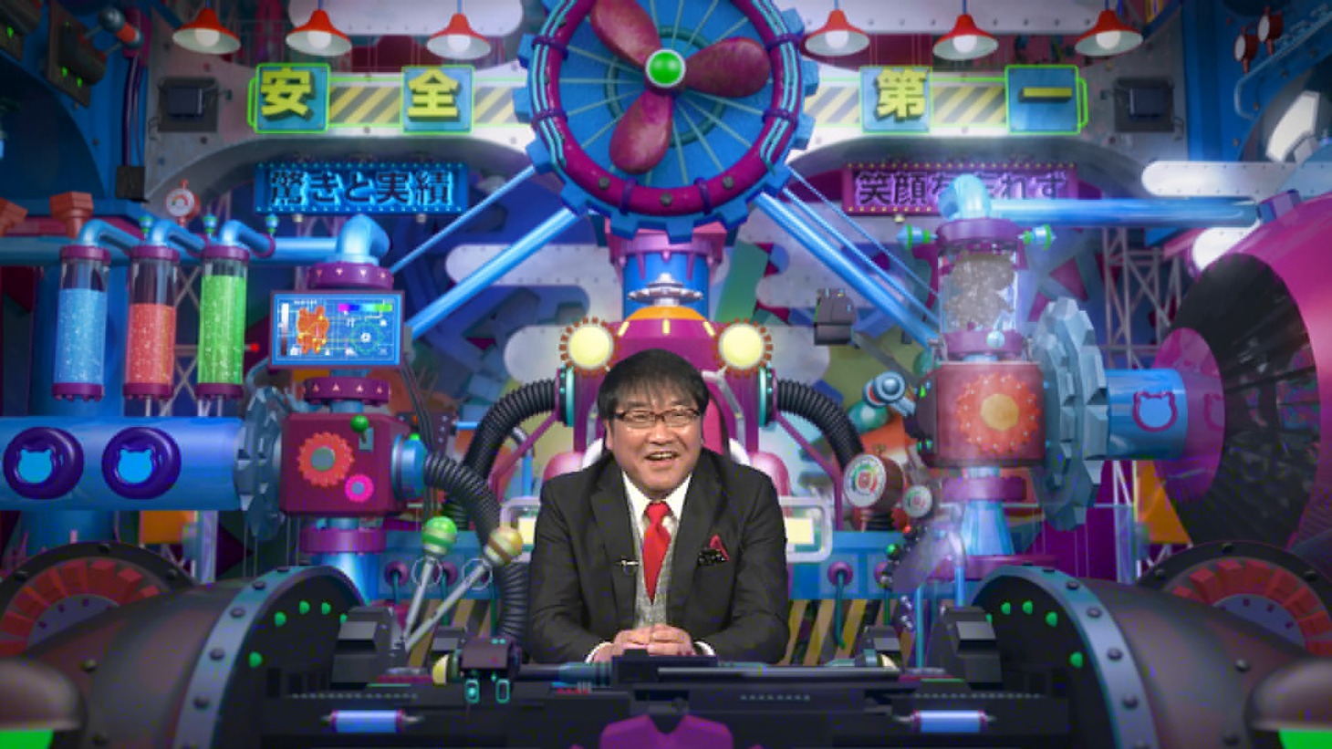 新番組「やりすぎ！ピンポン代行社」に初代社長代行として出演するカンニング竹山。(c)テレビ朝日