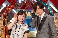 左から水卜麻美アナ、DAIGO。(c)日本テレビ