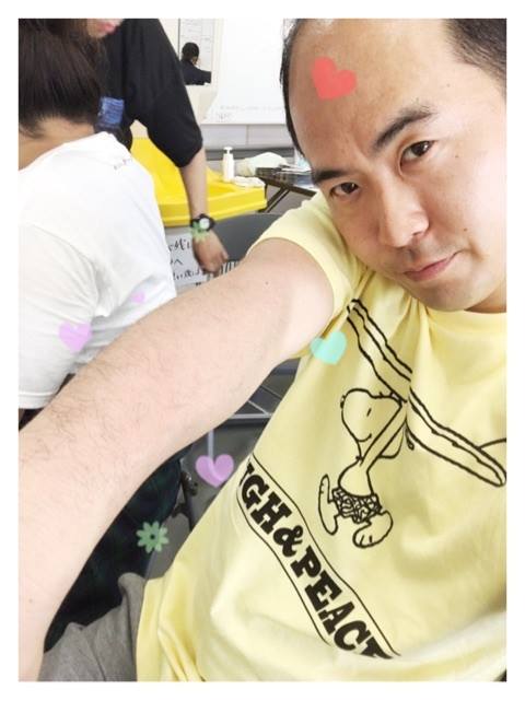 トレンディエンジェル斎藤がブログに掲載した写真。