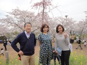 (左から)徳光和夫、清水ミチコ、田中律子。(c)テレビ朝日