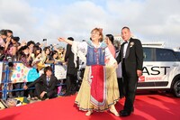 レッドカーペットイベントの様子。