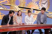 左から野村周平、河北麻友子、森三中・村上、土田晃之。(c)日本テレビ