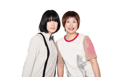 ぴーかぶー。左が天野舞、右がのんたなか（田中希実）。