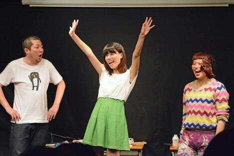 モノボケコーナーで優勝した紺野ぶるま。