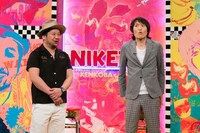 左からケンドーコバヤシ、千原ジュニア。(c)読売テレビ