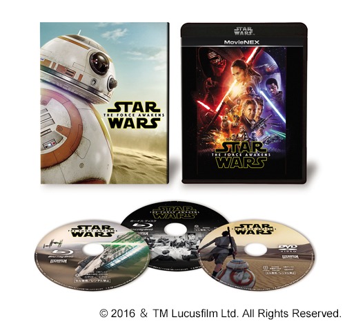 「スター・ウォーズ／フォースの覚醒」MovieNEXのイメージ。
