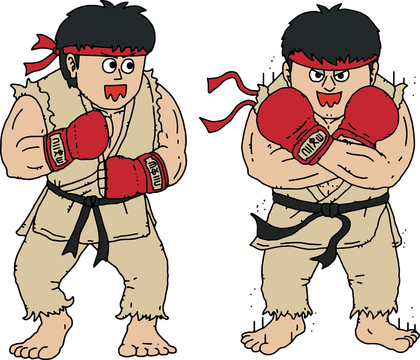 ネゴシックスが描くリュウ。