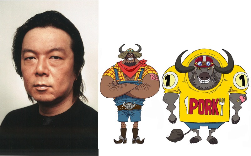 左から古田新太、ケント・ビーフJr.、ポーク。