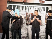 「竜王迷宮からの脱出」PRイベントの様子。