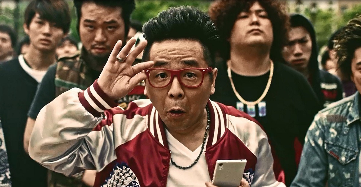 「ジョーカー～ギャングロード～」の福岡限定CM「福岡チームバトル篇」のワンシーン。