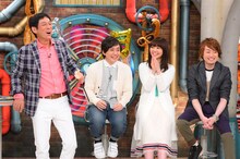 明石家さんまとゲストのいきものがかり。(c)MBS