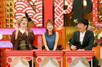 左からIKKO、鈴木奈々、スピードワゴン小沢。(c)読売テレビ