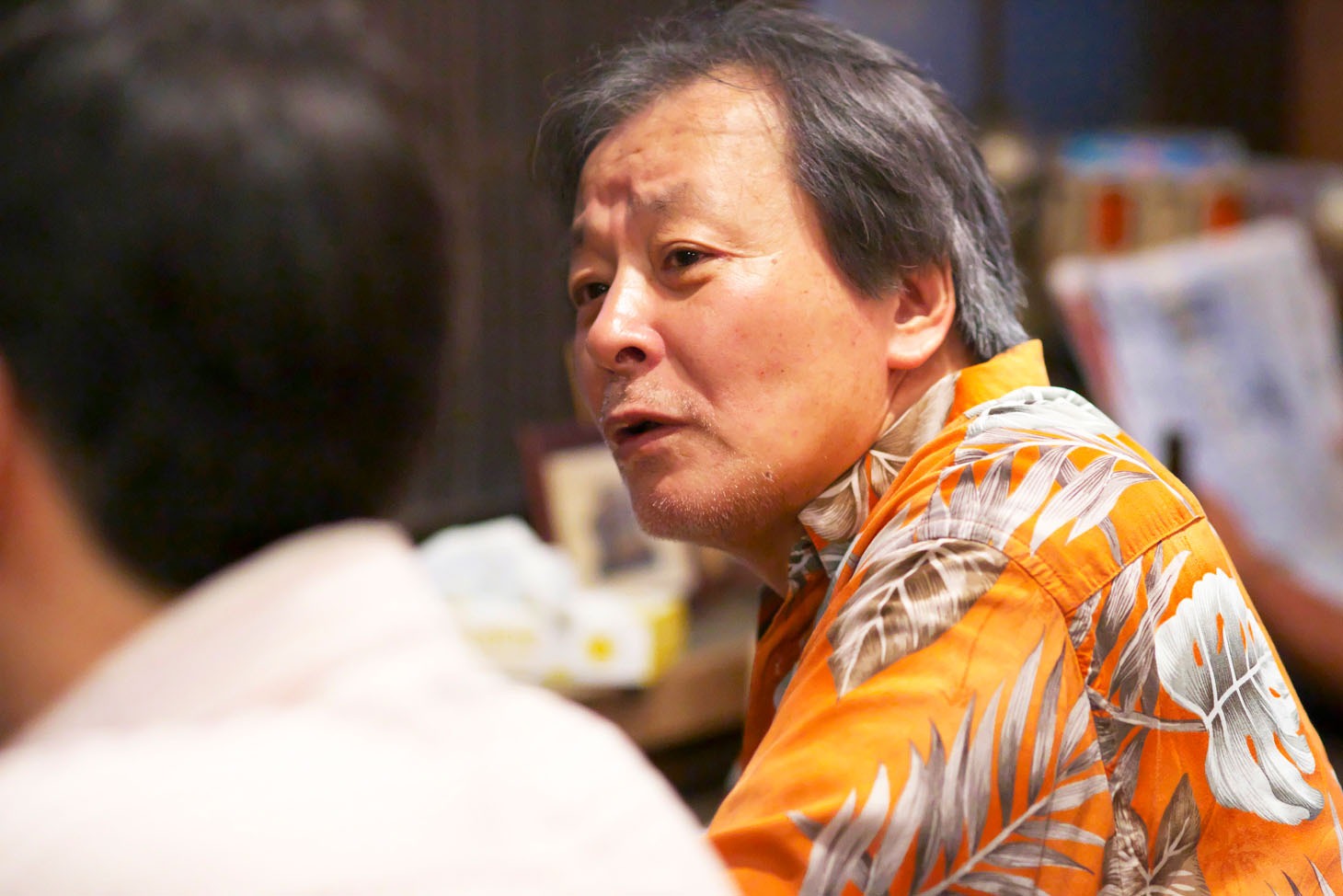映画「ふきげんな過去」に出演するシティボーイズの斉木しげる。