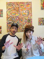 左からげんき～ず・元気☆たつや、キシモトマイ。