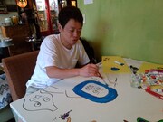 「ARTリレー」に参加するネゴシックス。