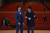 （手前左から）藤木直人、ココリコ田中。(c)テレビ朝日