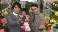 左から桝太一アナウンサー、バナナマン設楽。(c)日本テレビ