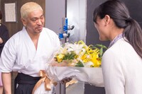 CM撮影中の様子。