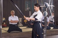 CM撮影中の様子。