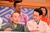 （手前左から）桂歌丸、春風亭昇太。