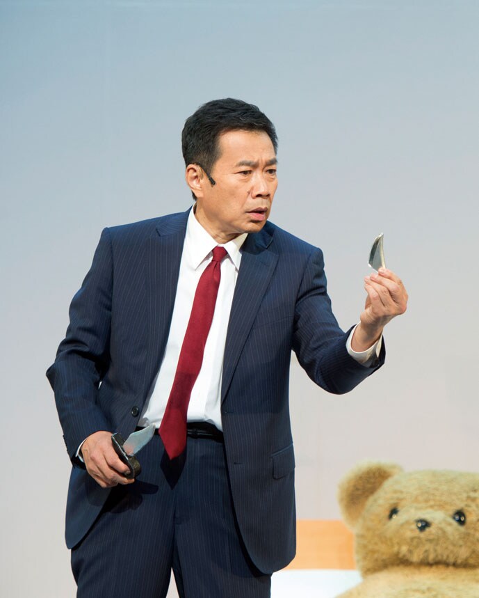 「プリティウーマンの勝手にボディーガード」に出演した三宅裕司。(c)2015 松竹 / アミューズ