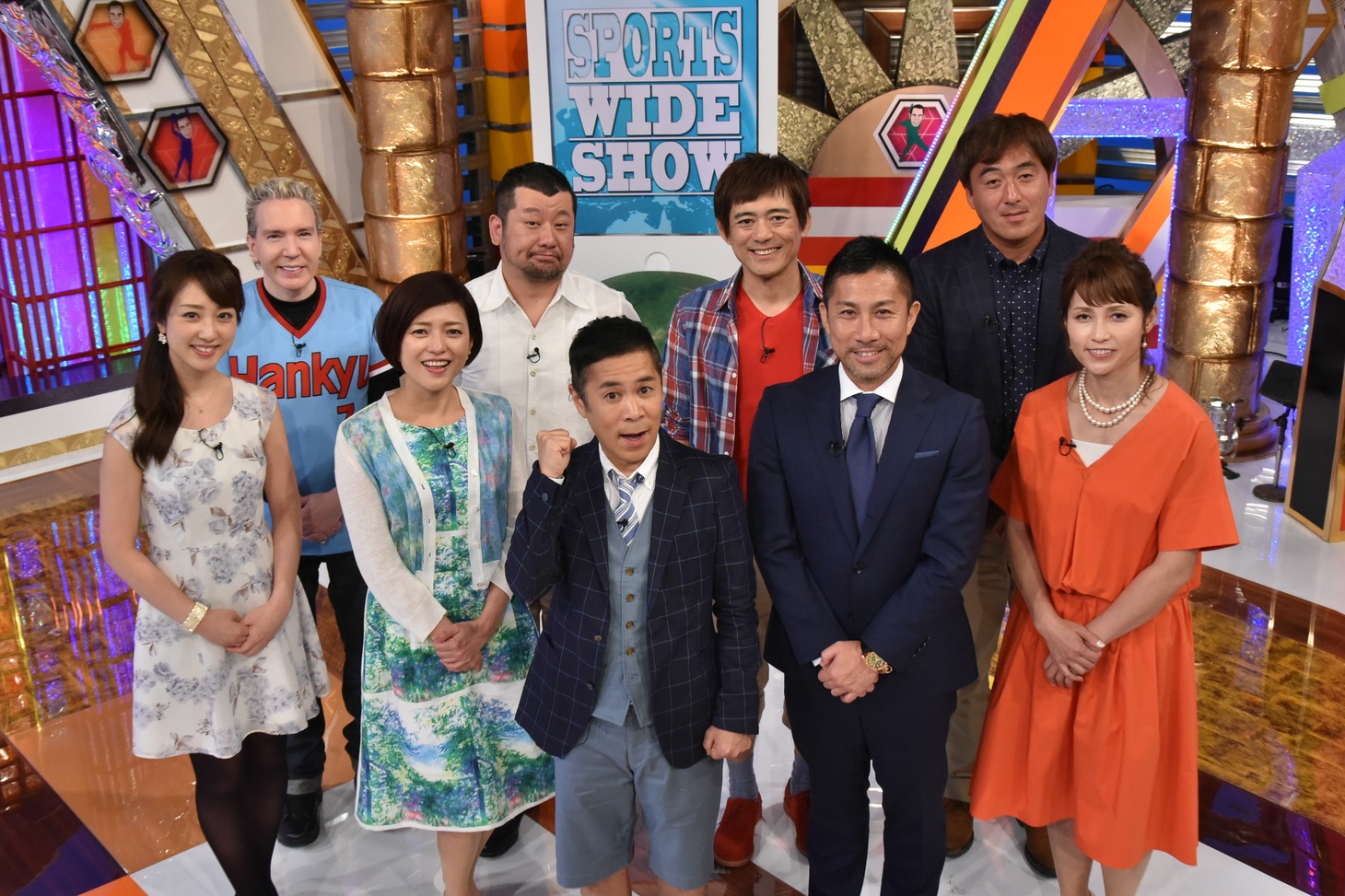 「岡村隆史のスポーツワイドショー」の出演者たち。(c)関西テレビ