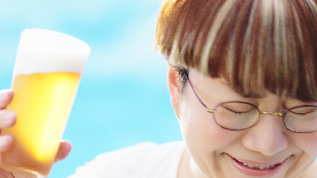 CM「春菜も爽快」篇のワンシーン。