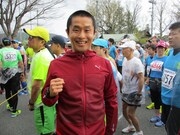 長野マラソンに挑戦したハブサービス。(c)NHK