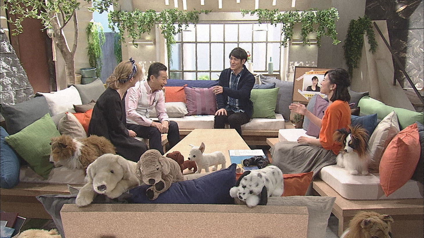 「助けて！きわめびと」に出演するココリコ田中（左から3人目）。(c)NHK