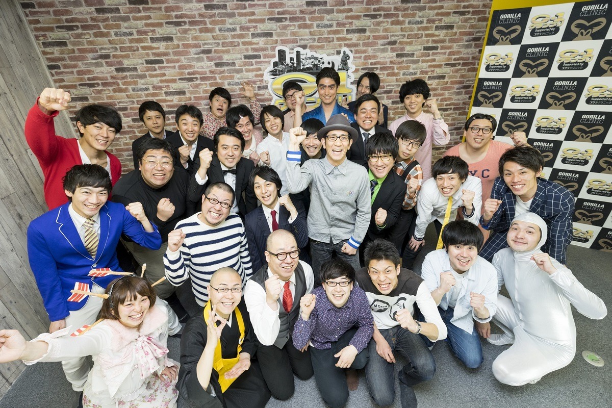 「G-1グランプリ上野」の参加芸人たち。