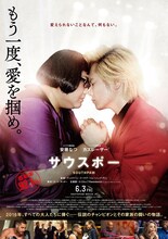 メイプル超合金による映画「サウスポー」のパロディポスター。