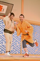 （左から）林家三平、林家たい平。