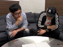 副音声収録の感想を語るシソンヌ。