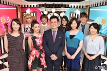 「アリよりのアリ 理想独女VS現実人妻 結婚の幸せって何だSP」に出演する、くりぃむしちゅー有田（前列中央）、オリエンタルラジオ藤森（後列右端）ら。