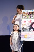 映画「神様メール」の公開記念トークイベントの様子。