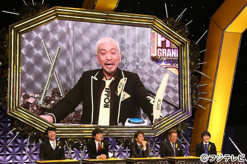 Aブロックに登場する5名と、松本人志。