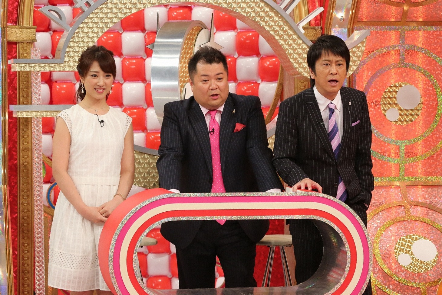 ブラックマヨネーズと川田裕美（左）。(c)関西テレビ