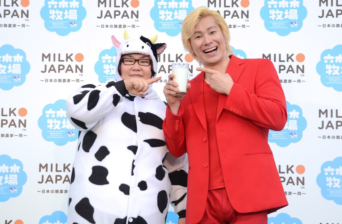 イベント「六本木牧場」に登場したメイプル超合金。