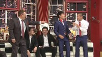 左からサンドウィッチマン、林信亨マネージャー、U字工事。(c)日本テレビ
