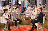 左から川田裕美、東野幸治、杉村太蔵。(c)日本テレビ