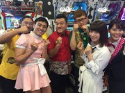 「ザキとロバ」に出演するアンタッチャブル山崎、ロバート、田中麻耶アナウンサー、永井理子。(c)メ～テレ